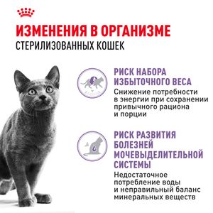 Пауч Royal Canin Sterilised для стерилизованных взрослых кошек, мелкие кусочки в соусе