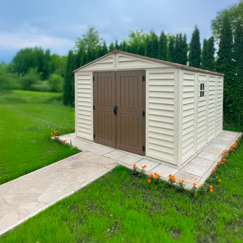 Пластиковый сарай-хозблок WoodBridgePlus