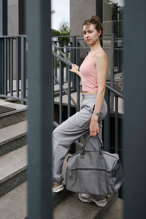 СУМКА LEAT (серый)