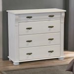 Комод Сюзанна 91х42х85 см, из массива сосны с 4-мя ящиками