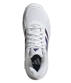Женские Кроссовки теннисные Adidas CourtJam Control 3 W - footwear white/core purple/footwear white