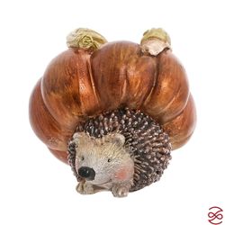 Набор статуэток Repast Ёжики с тыквой 10*8*7 см (4 шт)