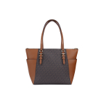 Сумка MICHAEL KORS MK Charlotte PVC Tote, 35T0GCFT3B-BROWN