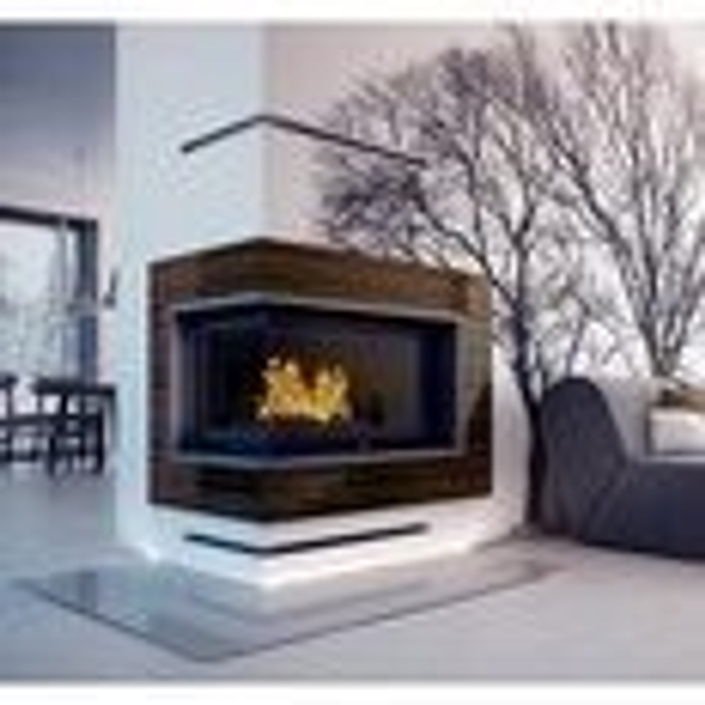 Каминная топка Kratki Oliwia/L/BS (угловое стекло слева) чугун