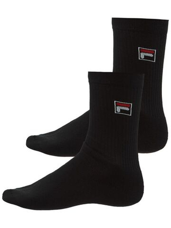 Теннисные носки Fila Long Frottee Socks 2P - черный