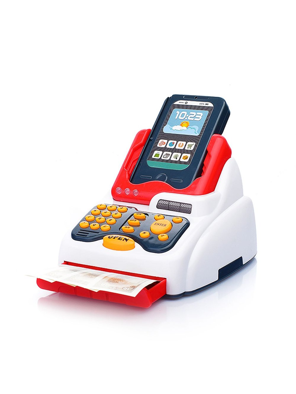 Игровой набор Магазин с Кассой с набором продуктов, свет, звук (668-120)