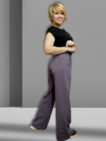 OWS-77 Брюки женские с карманами (футер 2-х нитка) (XL (52))