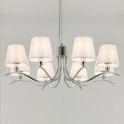 Citilux Эмма CL439181 Люстра подвесная с абажурами Хром
