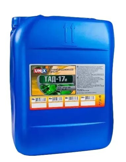 Масло UNIX трансмиссионное ТАД 17 80/90 GL-5 30л