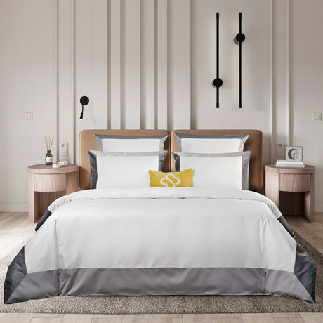 Постельное белье 2 спальное евро Sharmes Caledoscop сиреневый туман