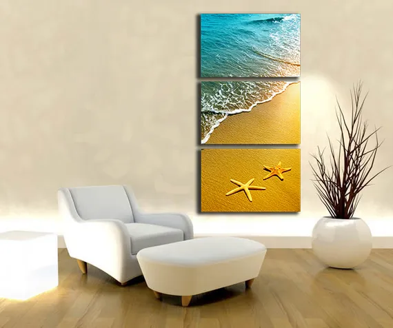 Модульная картина "Морские звезды"