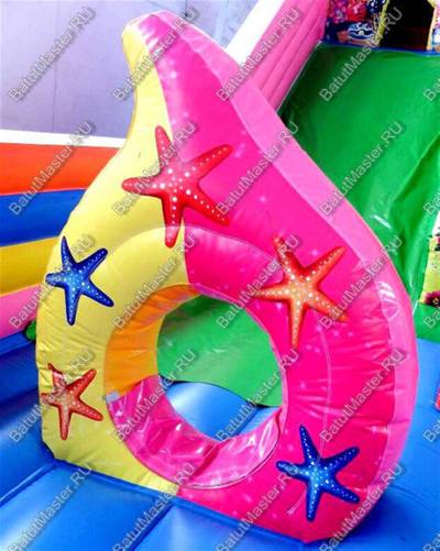 Коммерческий батут "Морские приключения" 15*8*7 м