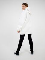 Худи оверсайз с капюшоном "МОЛОКО" утепленное