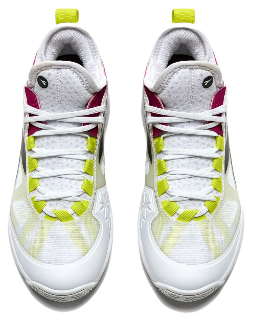 Женские теннисные кроссовки Diadora Speed Blushield Fly 4 + - white/black/vivacious