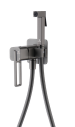 12157-Q Смеситель встраиваемый с ГИГ. душем (ГРАФИТ) GANZER (10/1шт)