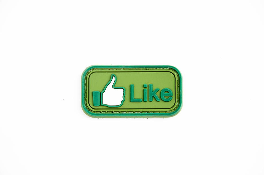 Шеврон Like PVC. Олива