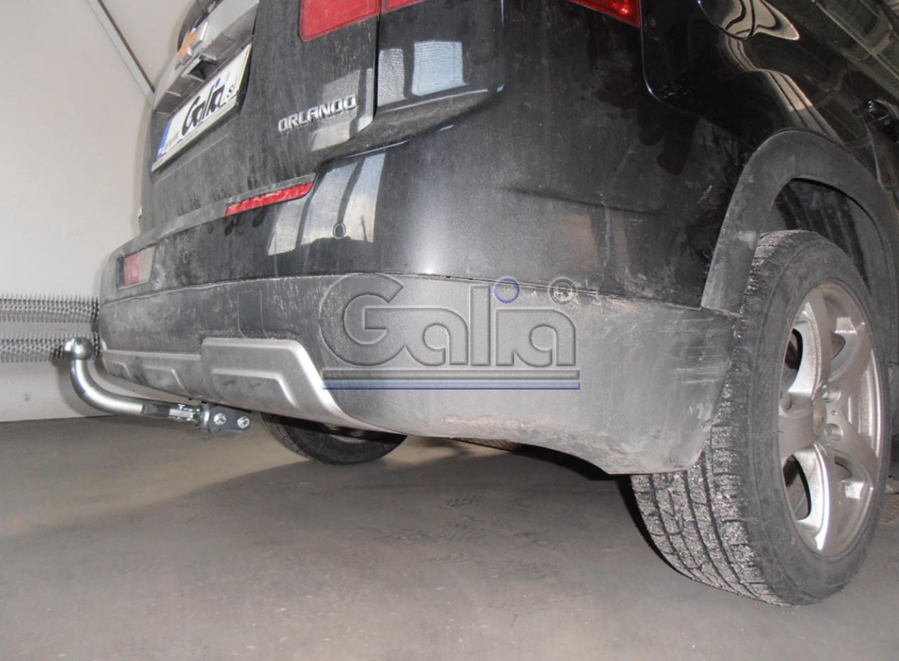 Фаркоп оцинкованный Galia C061C для Chevrolet Orlando 2011-(паспорт и сертификат в комплекте)(без электрики)