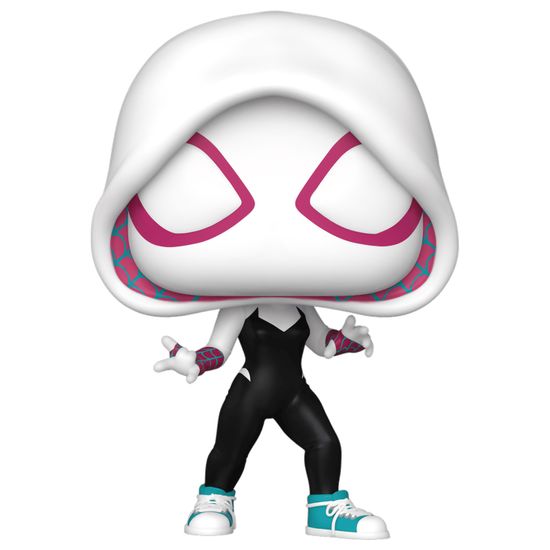 Фигурка Funko POP! Bobble Marvel Spider-Man ATSV Spider-Gwen (1224) 65723 / Фигурка по мотивам мультфильма "Человек-паук: Паутина вселенных", Женщина-паук (Гвен Стейси)