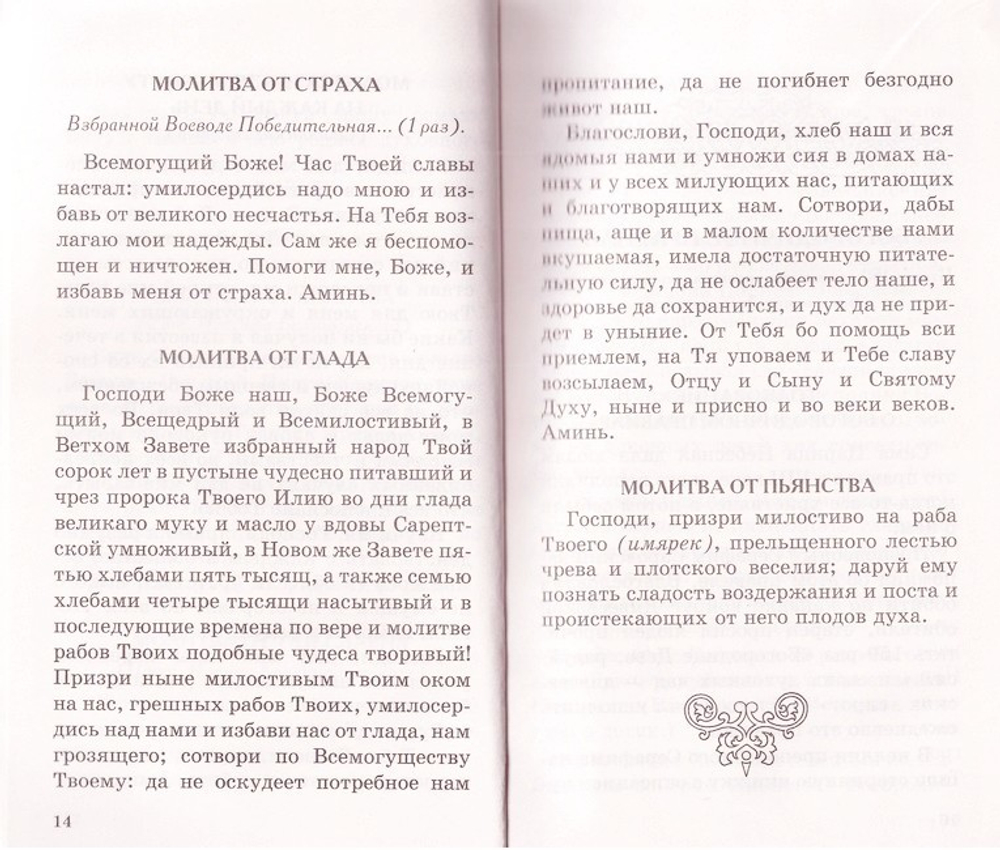 Дополнение к общему молитвослову. Схиигумен Савва (Остапенко)