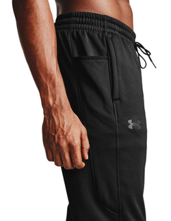 Теннисные брюки Under Armour Men's Armour Fleece Joggers - black