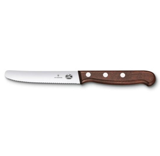Кухонный нож Victorinox Мод. WOOD TOMATO AND TABLE SERRATED #5.0830.11G
