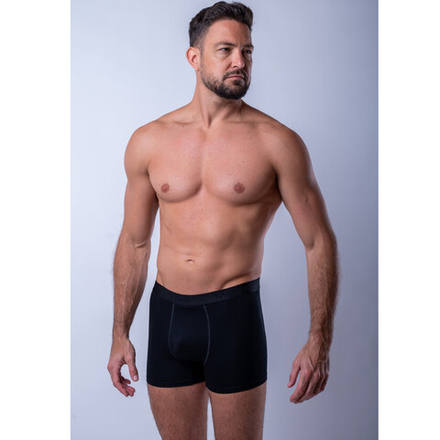 Мужские трусы боксеры черные MR. BIG MB216 black