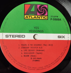 Винтажная виниловая пластинка LP Yes Yessongs (Japan 1975) (Obi) Siberian Khatru