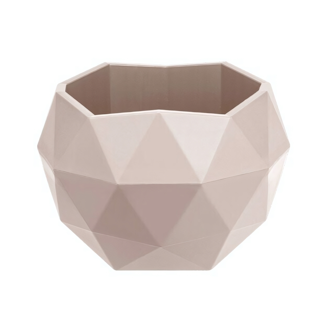 Кашпо "Топаз" (0,45л.) Цв. Пудровый