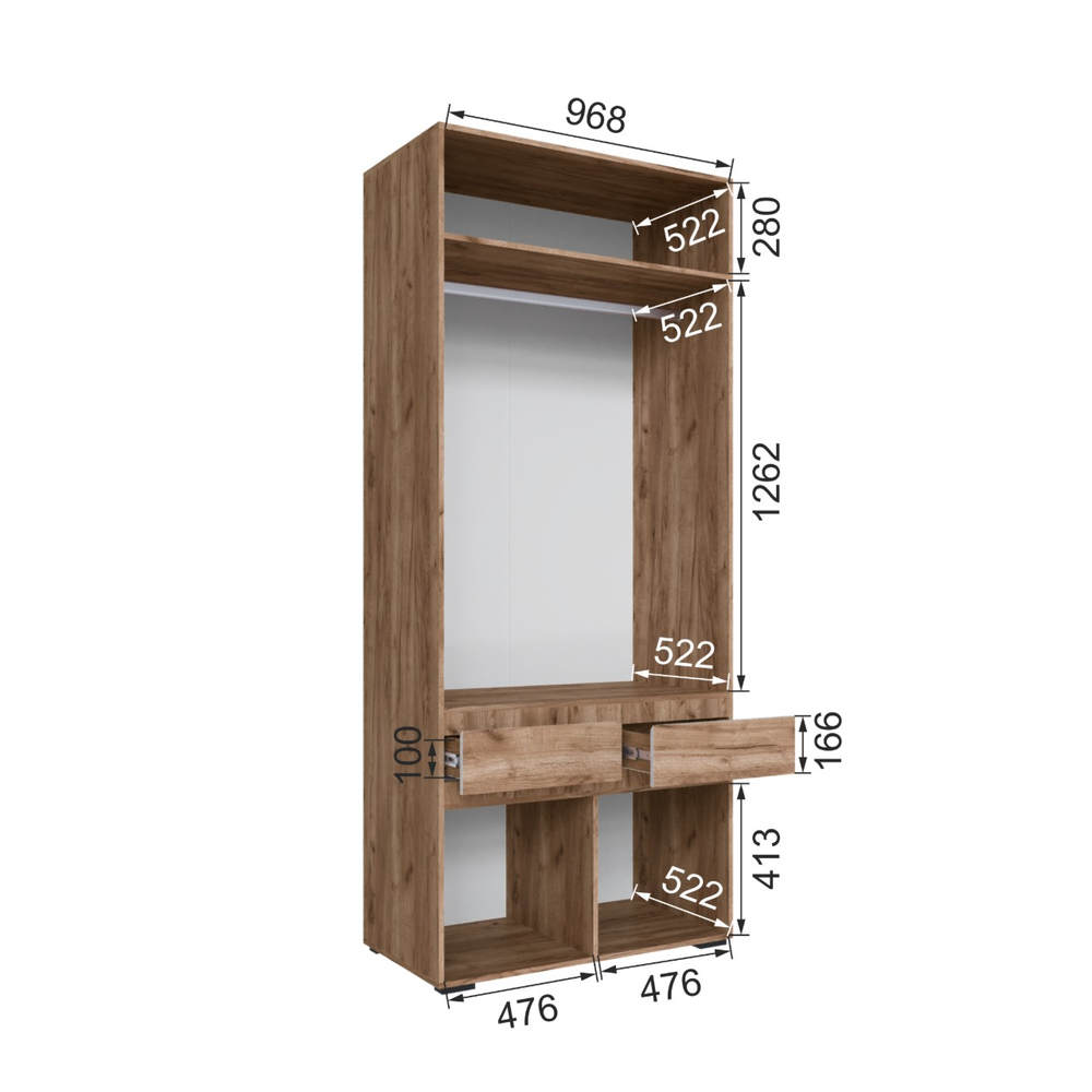Шкаф Мерида (1,0)