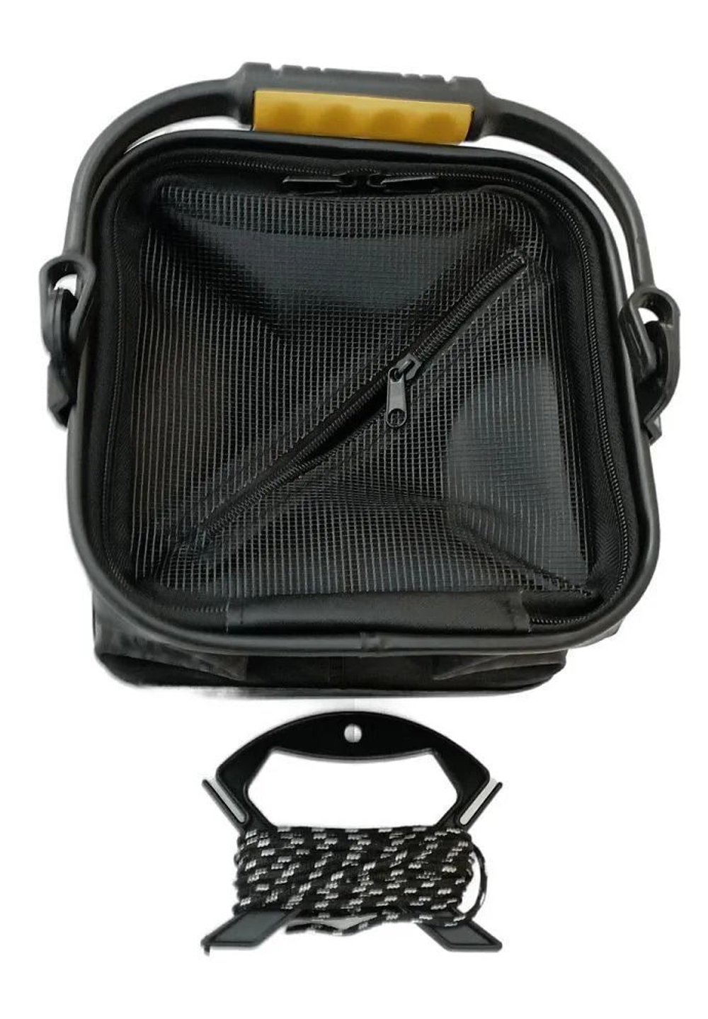 Ведро для воды и прикормки (складное), мини-кан DAYO 12 литров Д24 Ш24 В24