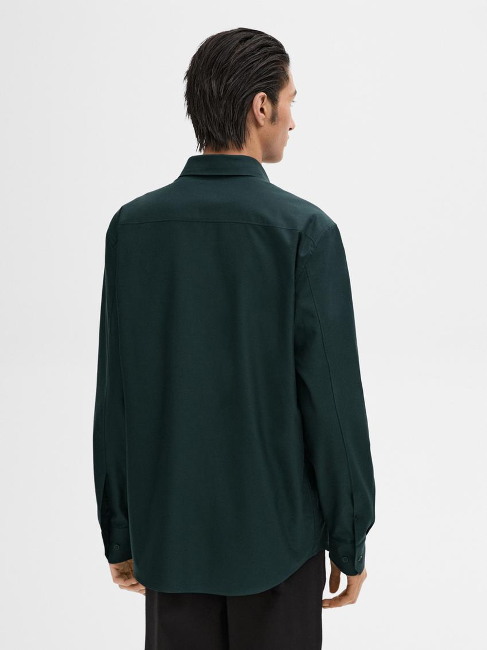 Massimo Dutti Рубашка из 100% хлопка, зеленый