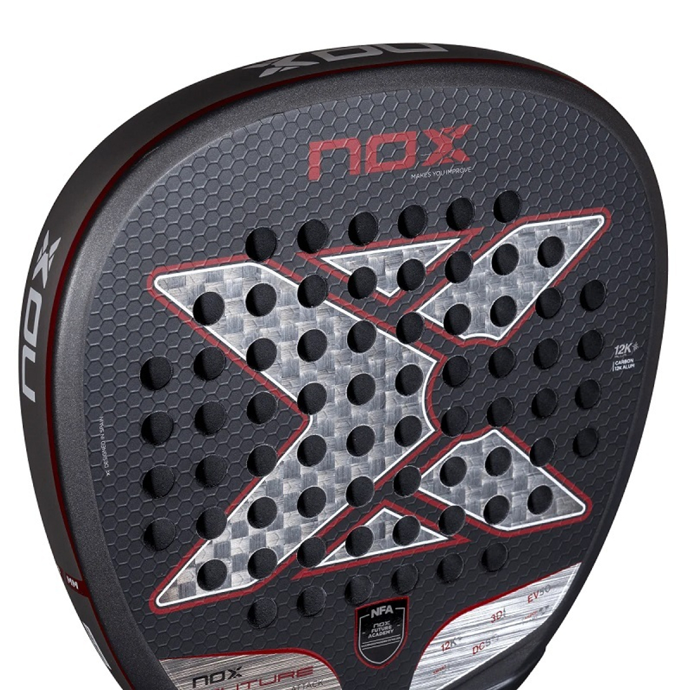 Ракетка для падел тенниса NOX Future Attack 12K Alum