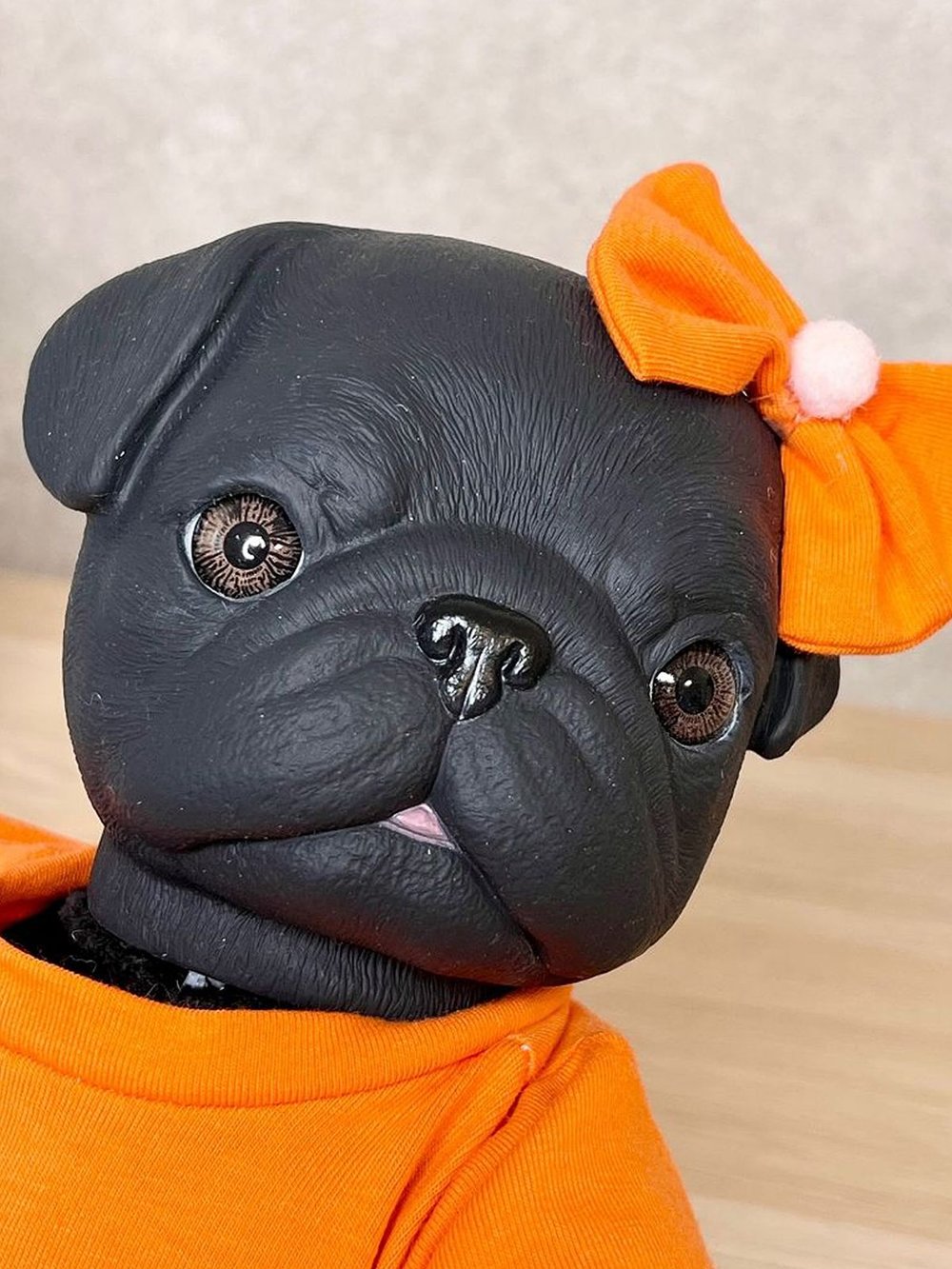 Игрушка мягконабивная 35см AniReal Бульдог (60101)