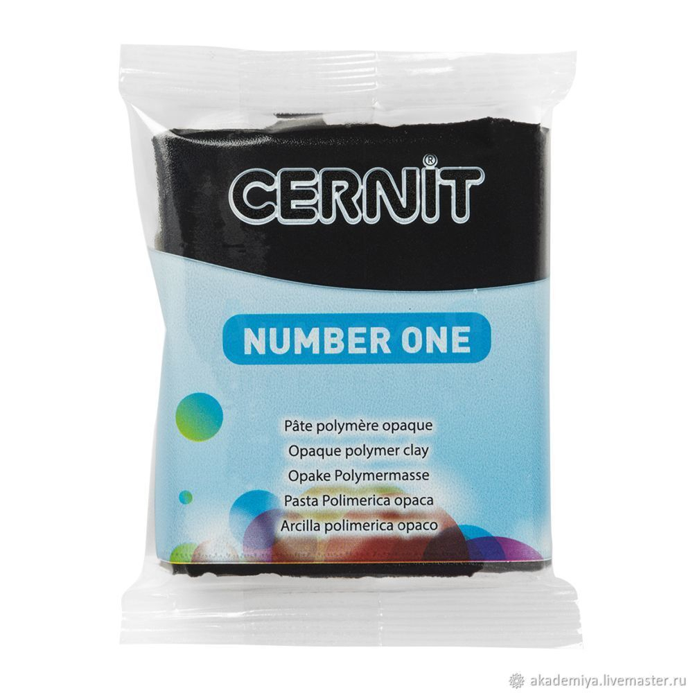 Cernit Number One 56 г. цвет черный
