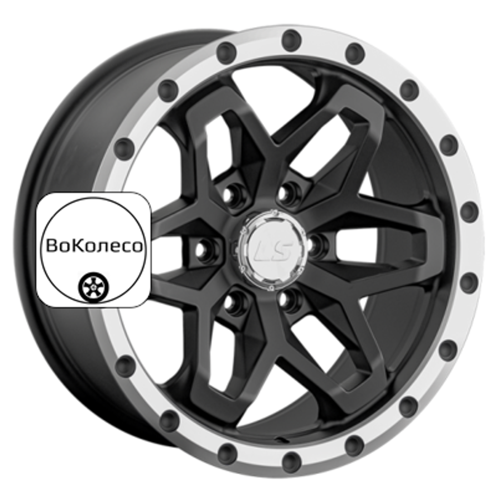 9x18/6x139,7 ET15 D106,1 1350 MBL (конус, Колпак+лого) LS