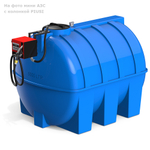 Мини АЗС Cube G 5000 комплектация: топливозаправочная колонка Cube 56/33, бак 5000л, крепеж и соединия Полимер-Групп PIUSI 5000 л. горизонтальная (2631x1800x1850см;) - арт.559154