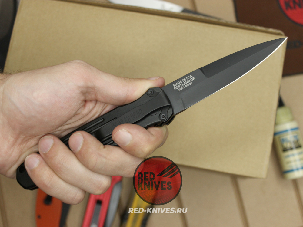 Нож Gerber Covert Auto - черная рукоять G1