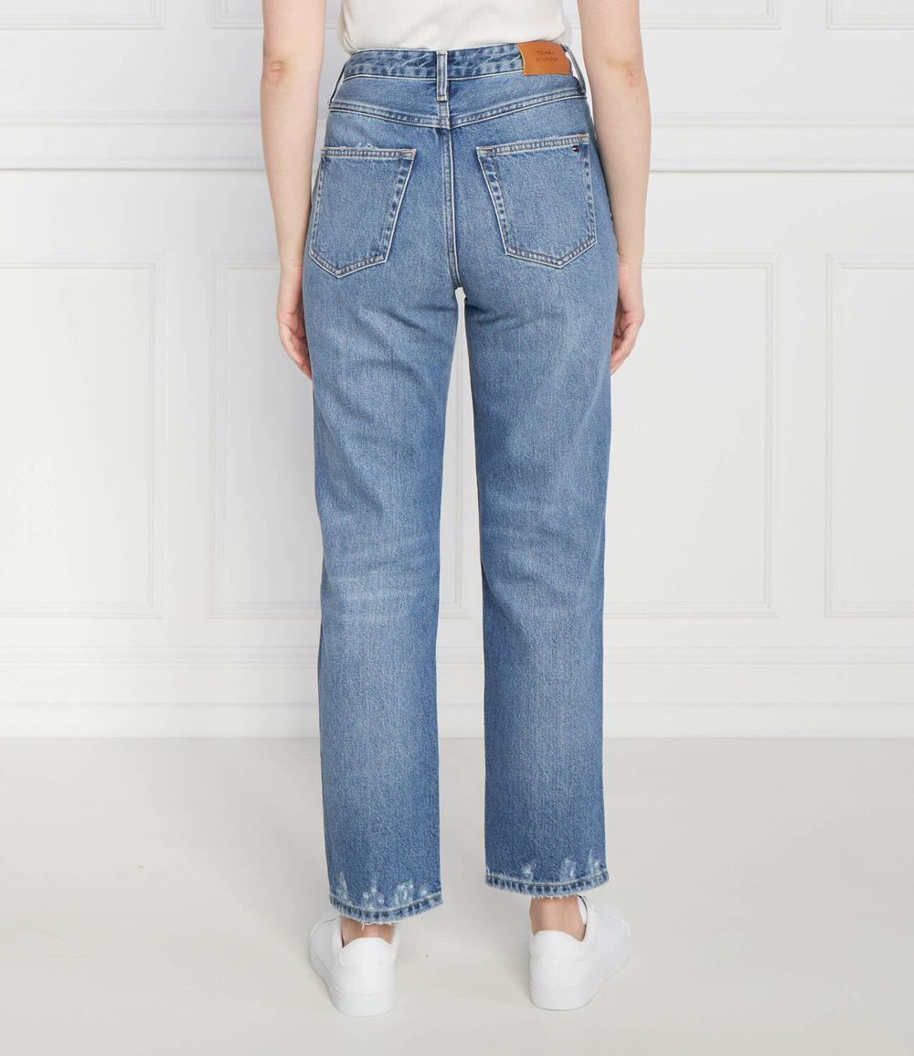 Джинсы CLASSIC STRAIGHT HW A LEO WRN Tommy Hilfiger - голубой(WW0WW40041)