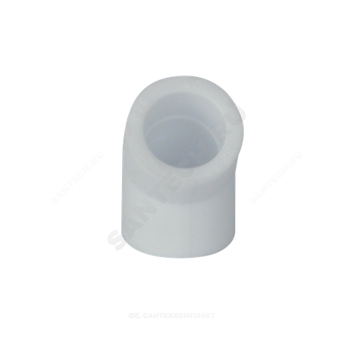 Угольник PP-R белый Дн 32х45гр внутренняя пайка VALFEX 10107032