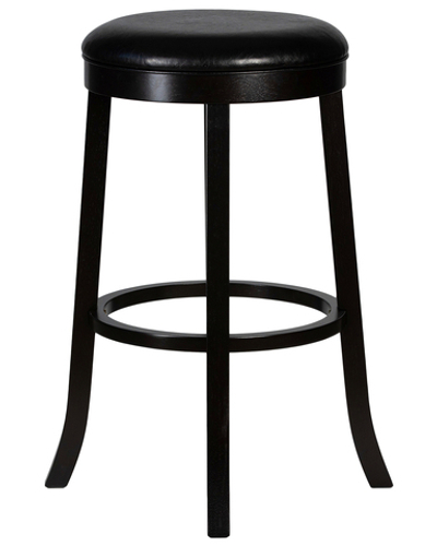 Круглый барный табурет DOBRIN BOB BAR, капучино, черный