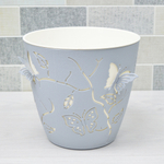 Горшок цветочный Butterflies 2,5л D175мм, серый шторм