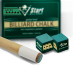 Мел Startbilliards 5 звезд зеленый (12шт)