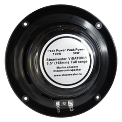 Комплект влагостойкой акустики для бани, сауны и хамама - SW Black ECO VISATON