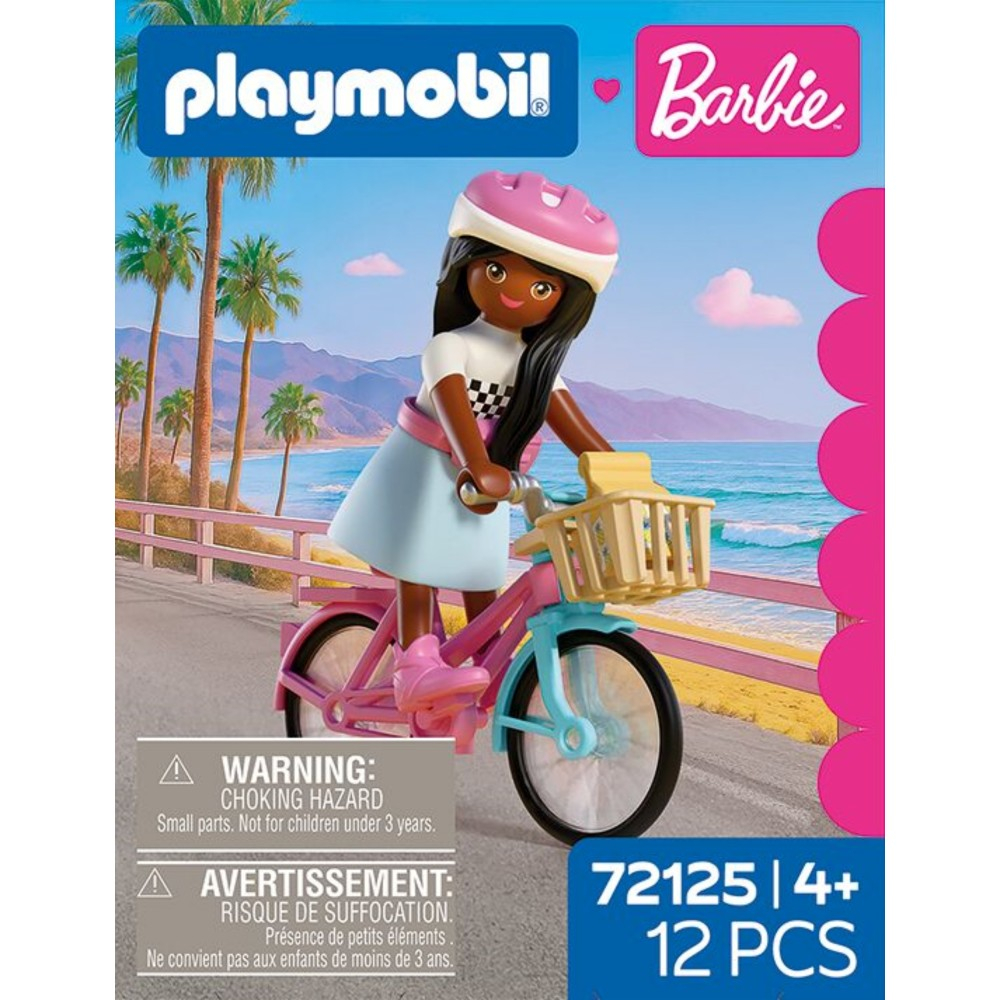 Playmobil 72125 x Barbie Бруклин на велосипеде 12 деталей — фото 6