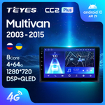 Teyes CC2 Plus 9"для Volkswagen Multivan T5 2003-2015