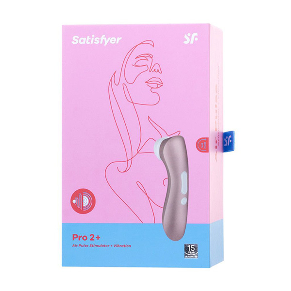 Вакуумно-волновой стимулятор 16см Satisfyer Pro 2+ J2018-31