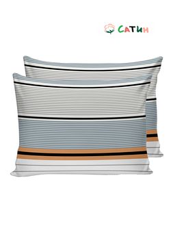 Постельное белье Milky Garden "Alaska/Alaska (компаньон)" 2-спальный  Наволочка 50х70 см 2 шт  Простынь  240х215 см  Пододеяльник 175х215 см