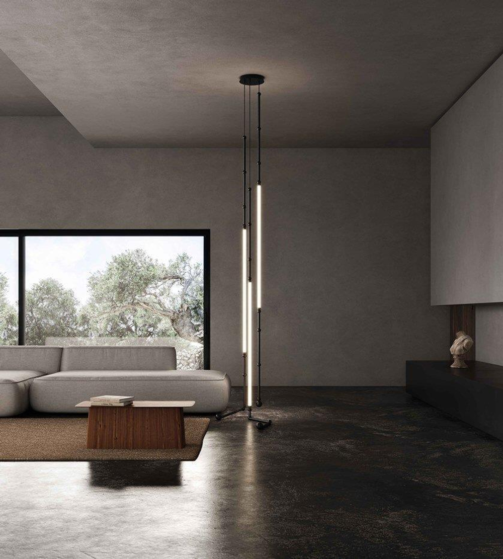 Pendant Floor design lamp (Black)Jiliao