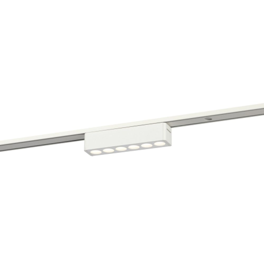 Магнитный трековый светильник ЭРА TRM-S5-2-6W4K WH светодиодный 6Вт 4000К белый для системы S5