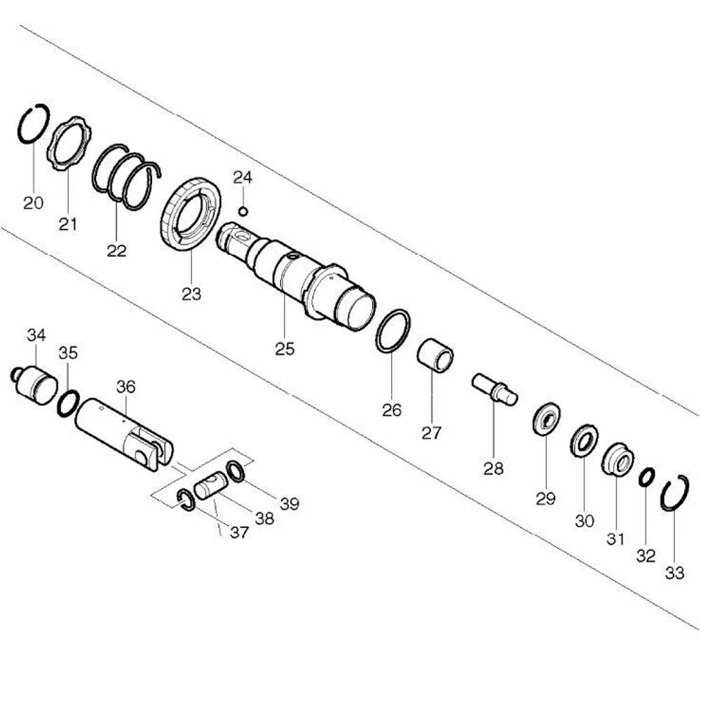 Ствол для MAKITA HR2470 в сборе 571284